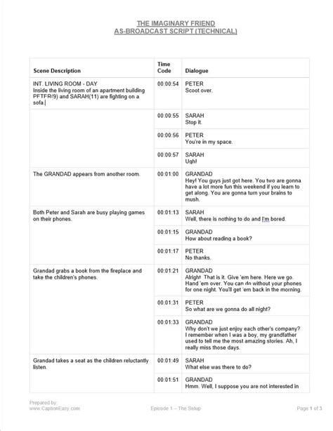 broadcast script example.